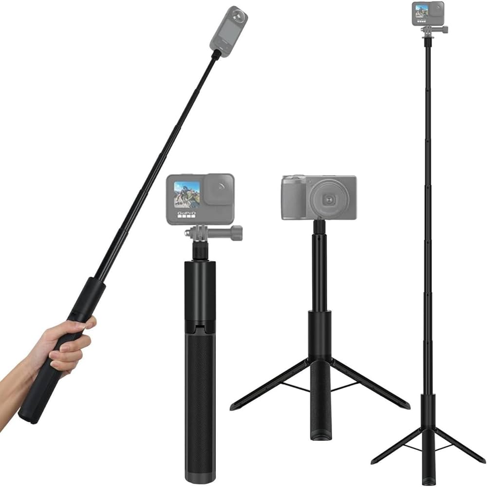 Amazon | Insta360 自撮り棒に対応 アルミ製 三脚兼用 長さ27cm